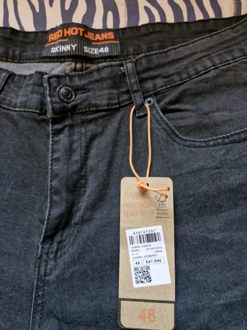 Jean cargo negros Juvenil hombre - 2