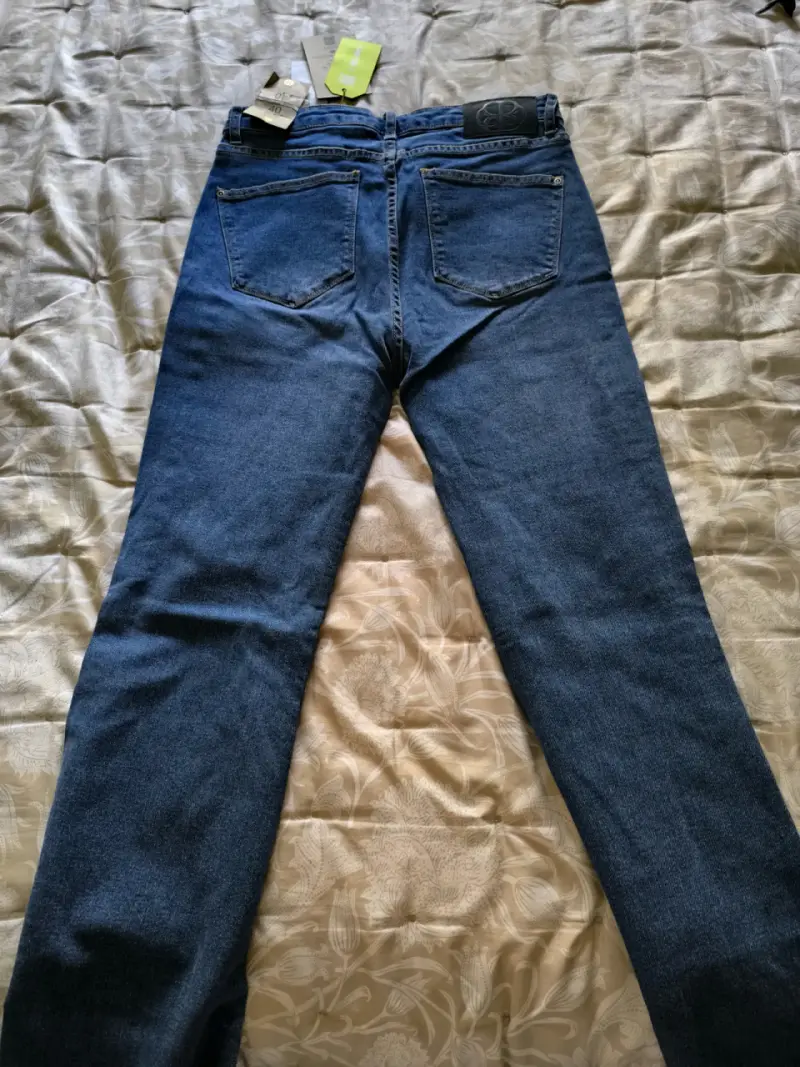 Jeans acampanados azules - 4