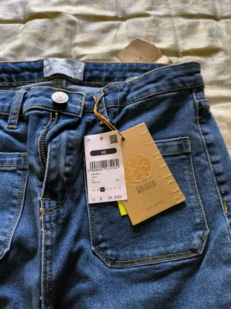 Jeans acampanados azules - 5
