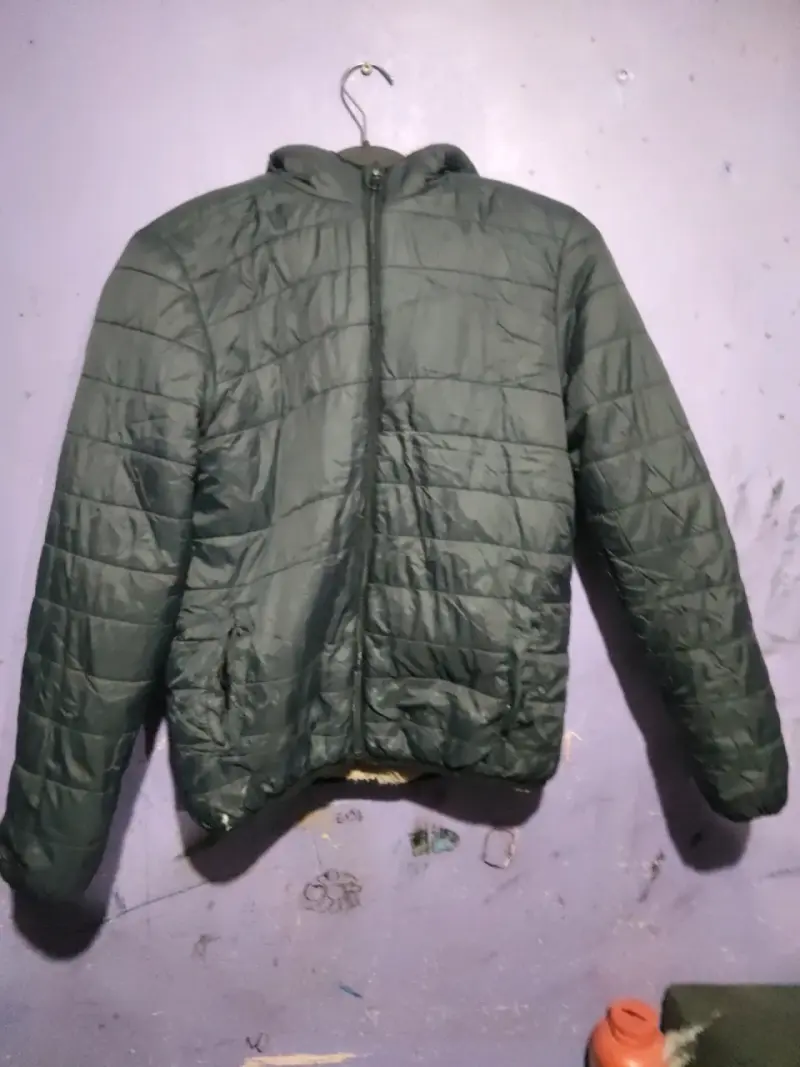 Chaqueta acolchada negra - 1