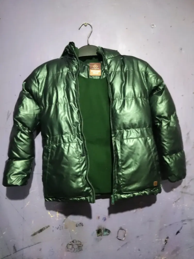 Chaqueta acolchada verde oscuro - 2