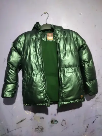 Chaqueta acolchada verde oscuro - miniatura 2