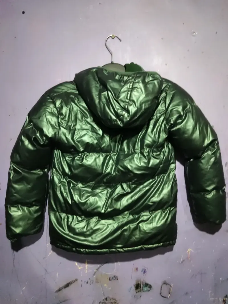 Chaqueta acolchada verde oscuro - 3