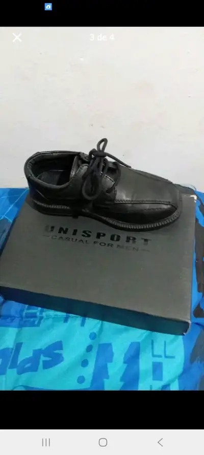 Zapatos de vestir negros para hombre - miniatura 1