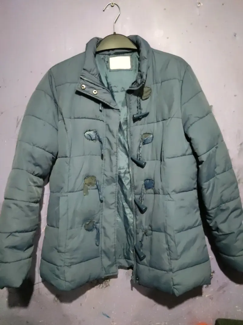Chaqueta acolchada azul opaco unisex - 2