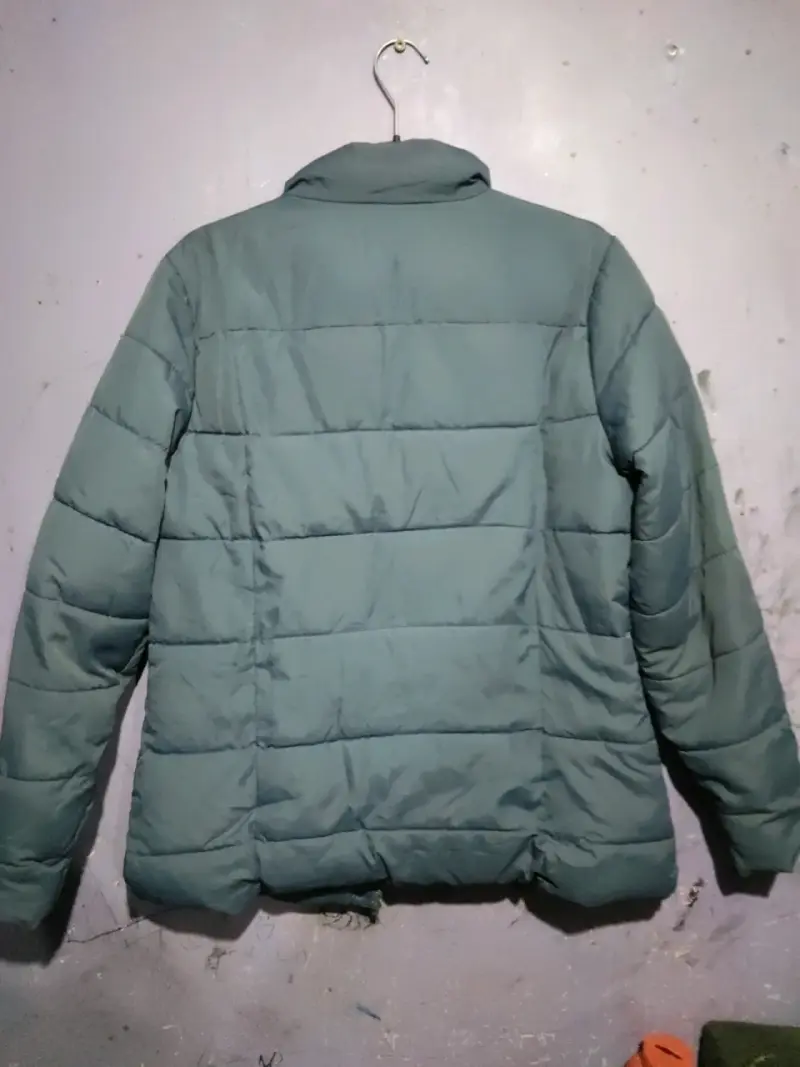 Chaqueta acolchada azul opaco unisex - 3