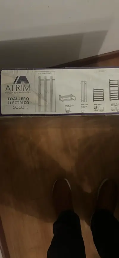 Toallero eléctrico acero inoxidable coco small - miniatura 2