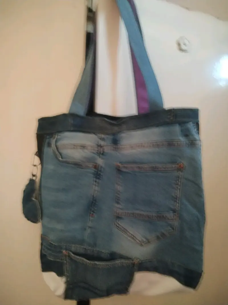 Bolso reciclado de mezclilla - 2