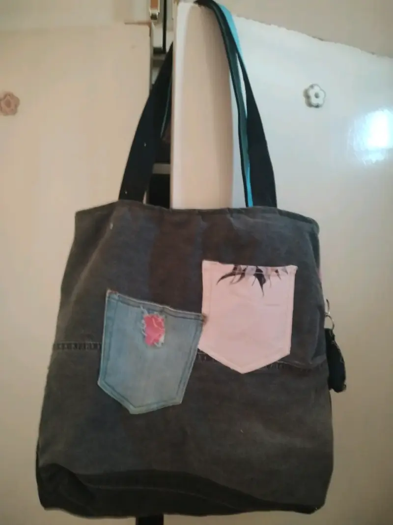 Bolso reciclado de mezclilla - 3