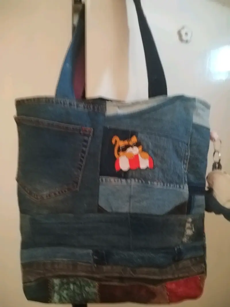 Bolso reciclado de mezclilla - 5