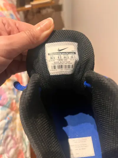 Zapatillas de basquetbol azul Nike - miniatura 3