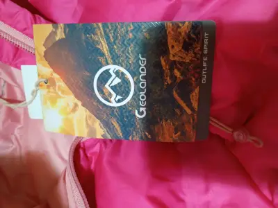Parka acolchada color rosa talla s - miniatura 2
