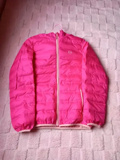 Parka acolchada color rosa talla s - miniatura 3