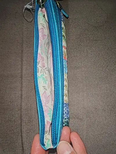 Monedero y billetera tejido colorido - miniatura 3