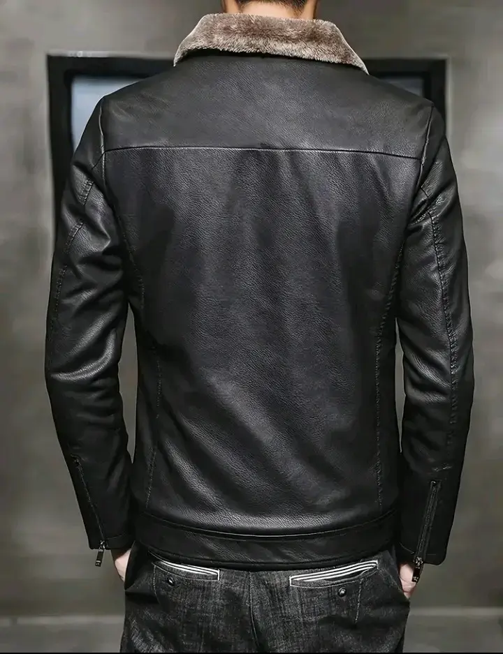 Chaqueta de cuero con forro - 2