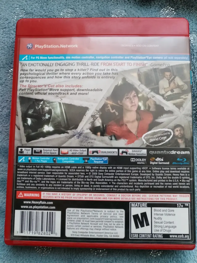 Juego PS3 Heavy Rain Director's Cut - 2
