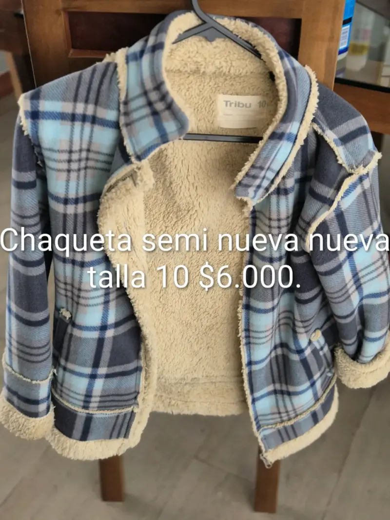 Chaqueta de franela con forro