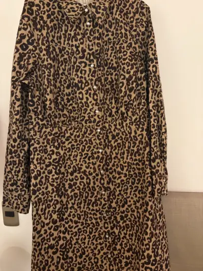 Vestido estampado leopardo - miniatura 1