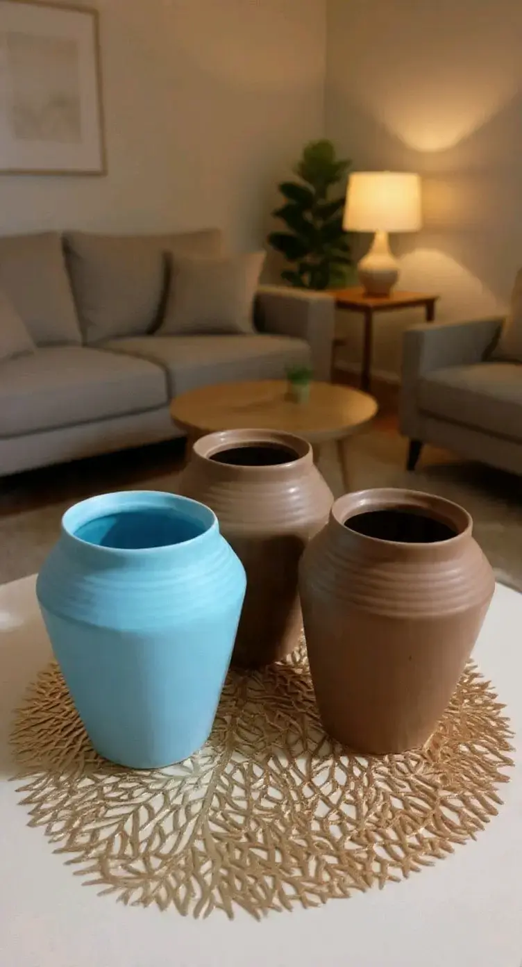 Juego de jarrones decorativos - 1