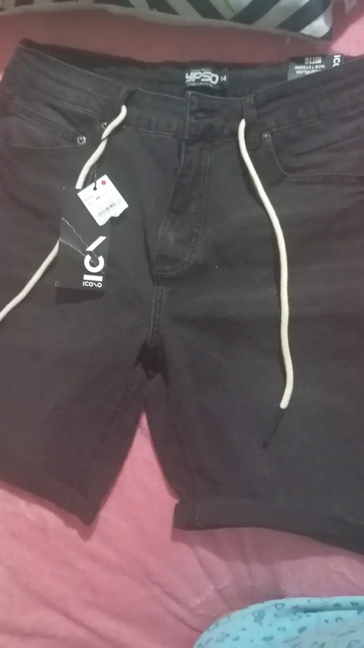Shorts deportivos negros nuevos - 2
