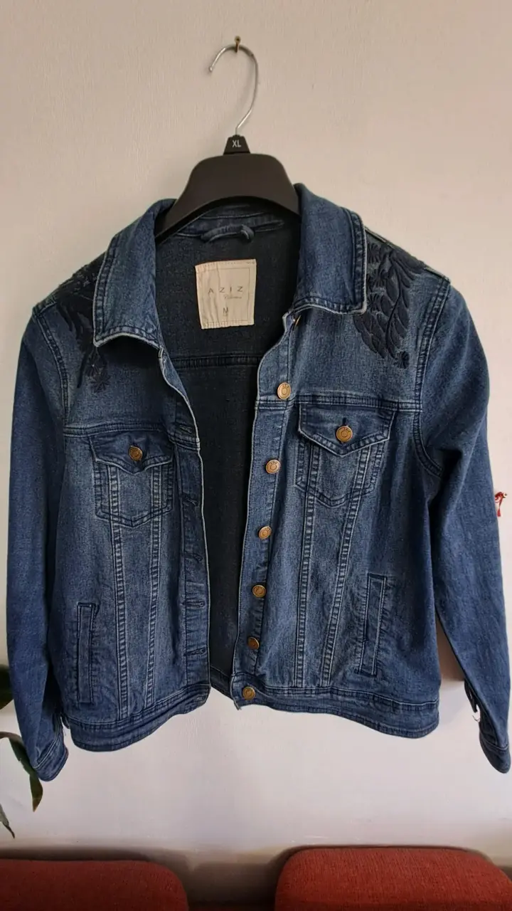 Chaqueta de mezclilla bordada - 2