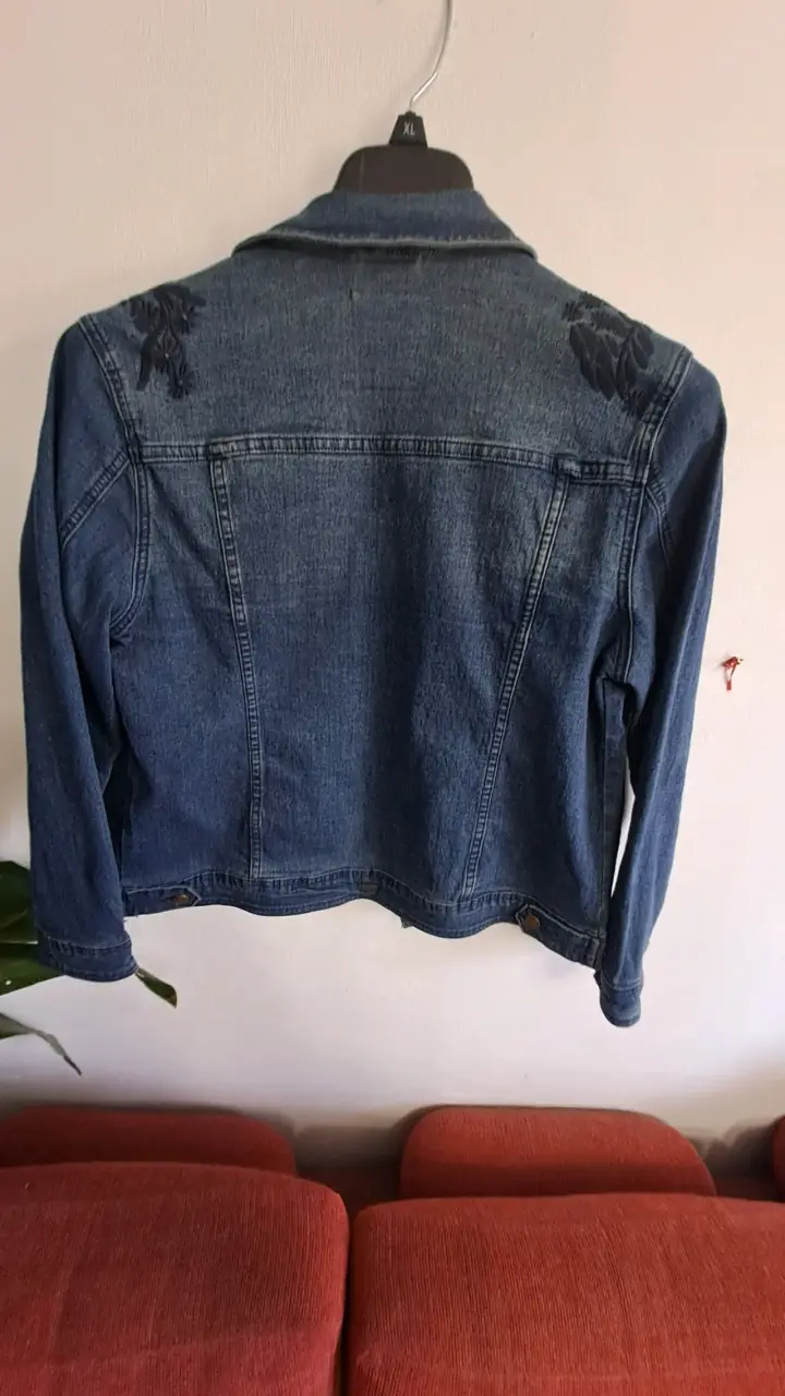 Chaqueta de mezclilla bordada - 3