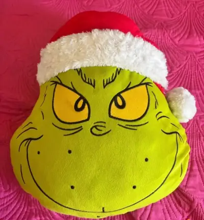 Corona navideña Grinch decorativa - miniatura 3