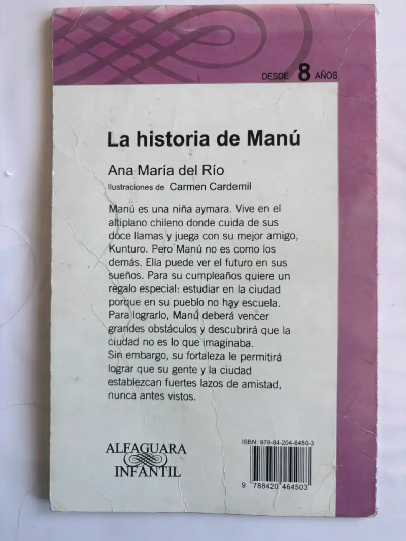 Libro 'La historia de Manú' usado - 2