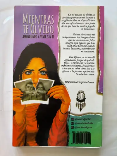 Libro 'Mientras te olvido' de Nacarid Portal - miniatura 2