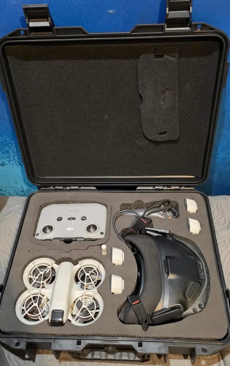 Drone con control y gafas FPV - 1