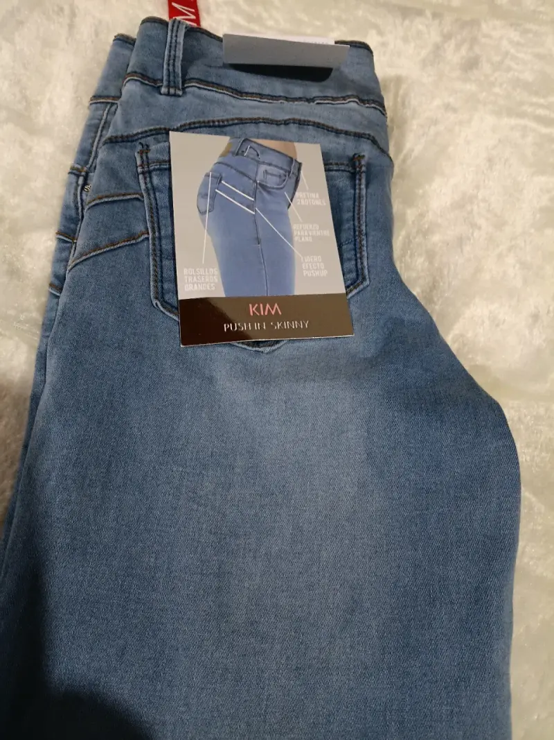 Jeans azul Kim Push In Skinny