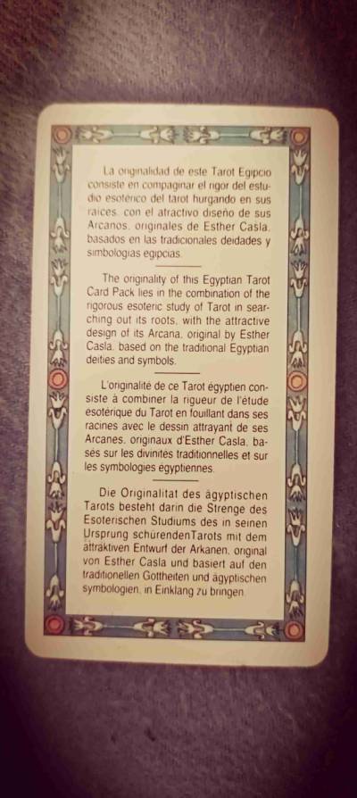 Tarot egipcio con caja original - miniatura 6