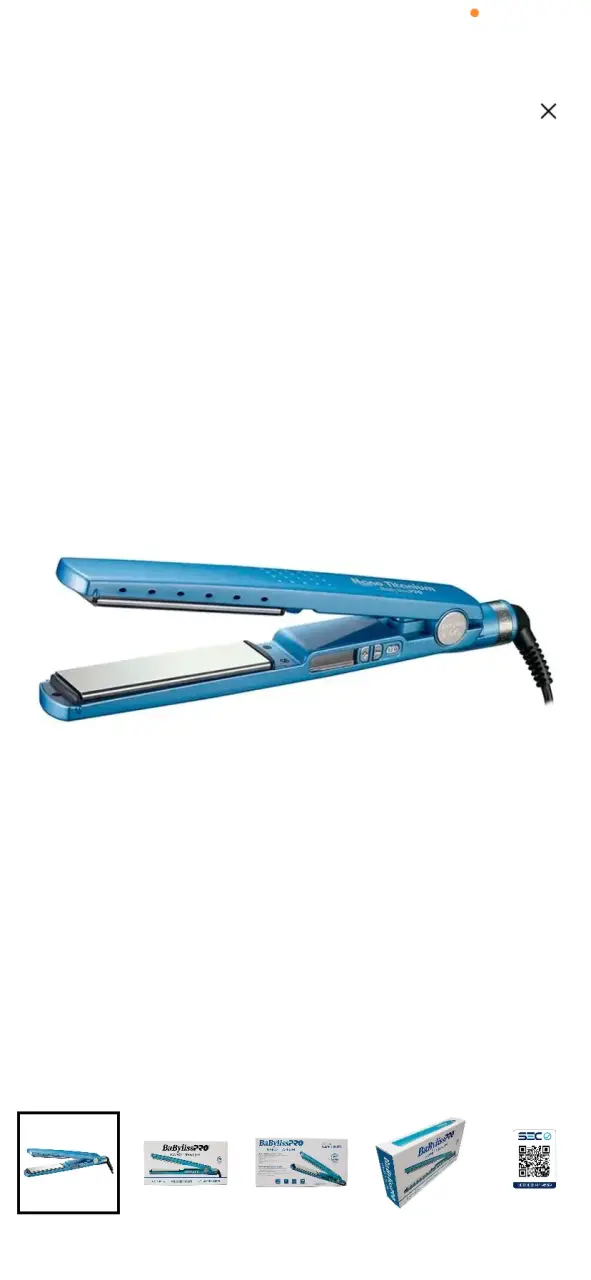 Plancha de pelo BaByliss azul - 1