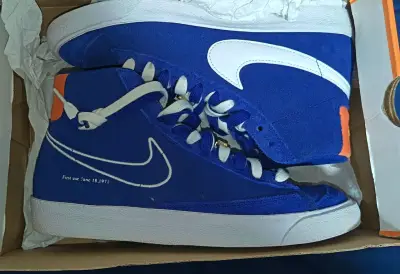 Zapatillas deportivas azules Nike - miniatura 4