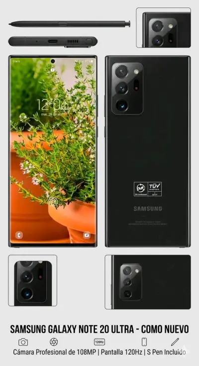 Samsung Galaxy Note 20 Ultra negro - miniatura 1