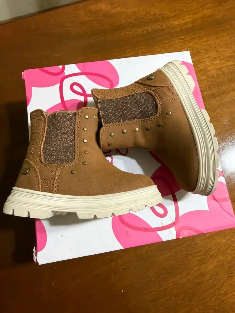 Botines chocolate Limonada talla 19 - 2