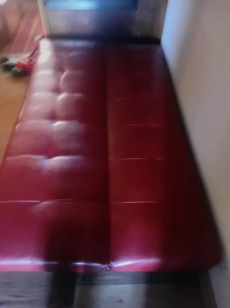 Sofá cama rojo moderno - 2