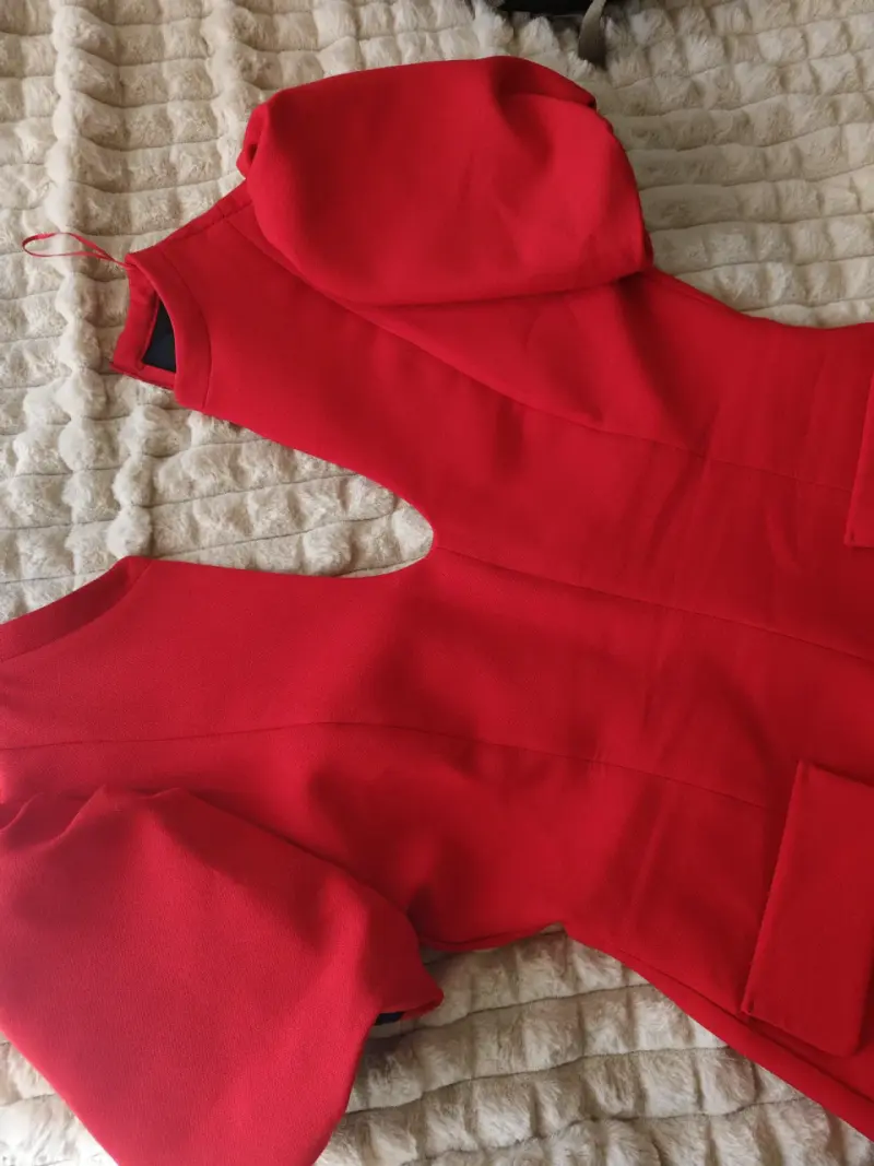 Vestido rojo nuevo con etiqueta - 3