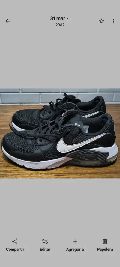 Zapatillas negras Air Max NRO 38 - miniatura 1