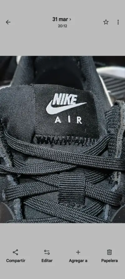 Zapatillas negras Air Max NRO 38 - miniatura 2