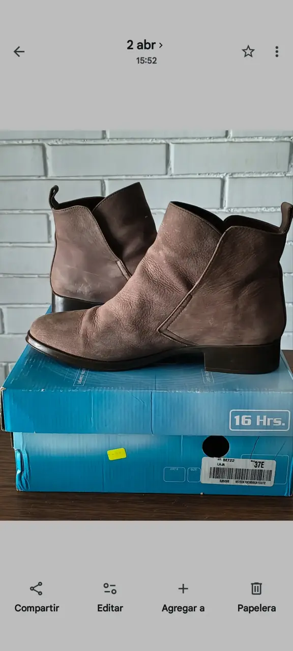 Botines marrones de cuero - 2