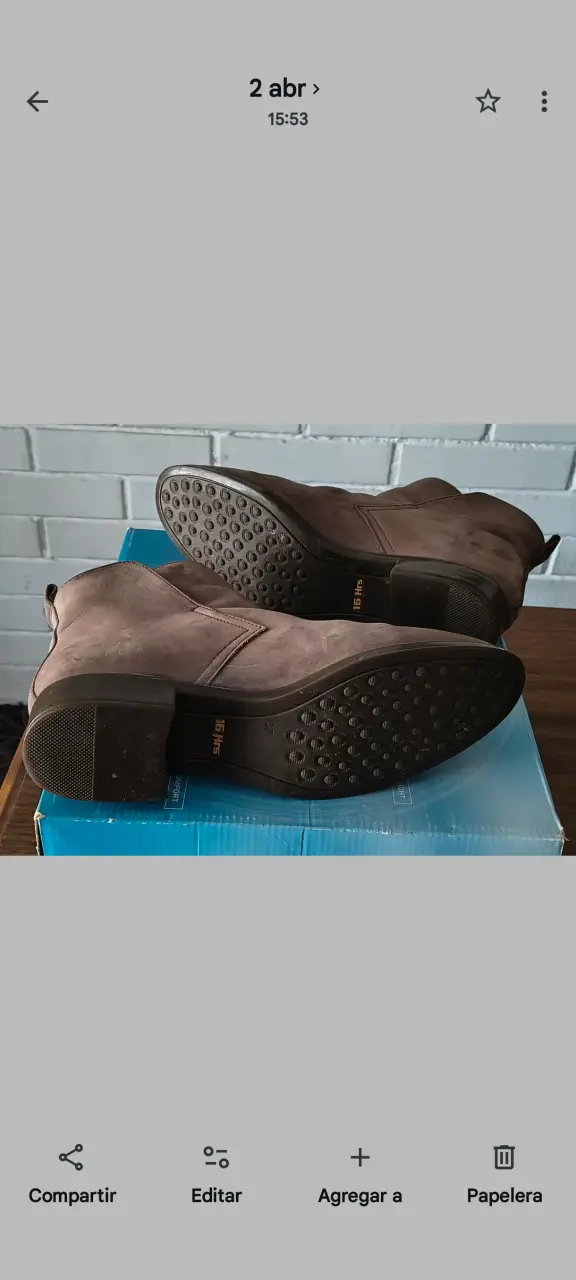 Botines marrones de cuero - 3