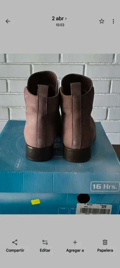 Botines marrones de cuero - miniatura 4