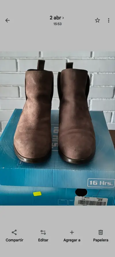 Botines marrones de cuero - miniatura 5
