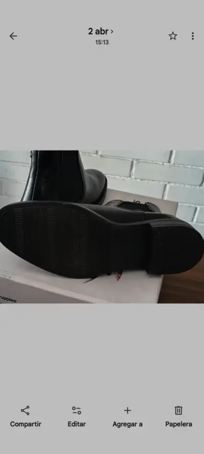 Botines negros Hush Puppies NRO 36 - miniatura 2