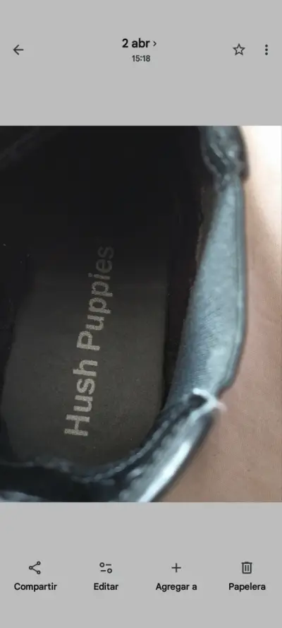Botines negros Hush Puppies NRO 36 - miniatura 3