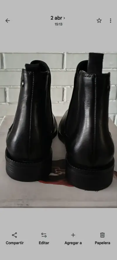 Botines negros Hush Puppies NRO 36 - miniatura 4