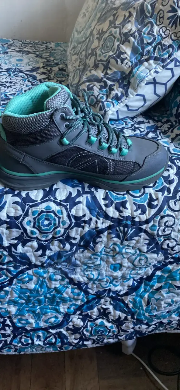 Botas trekking gris y turquesa - 2