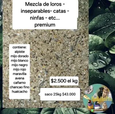 Alimento para loros, ninfas e inseparables - miniatura 2
