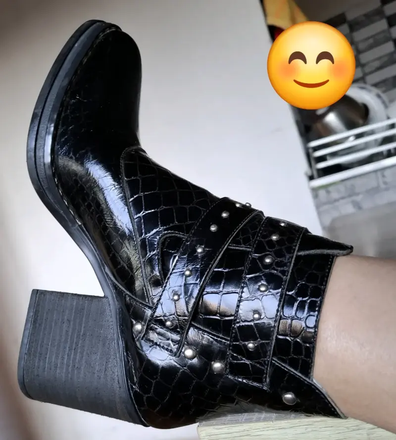 Botines de cuero charol - 2